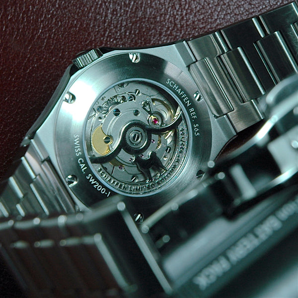 S65 Sport Watch with skeletonised rotor of Akita dog