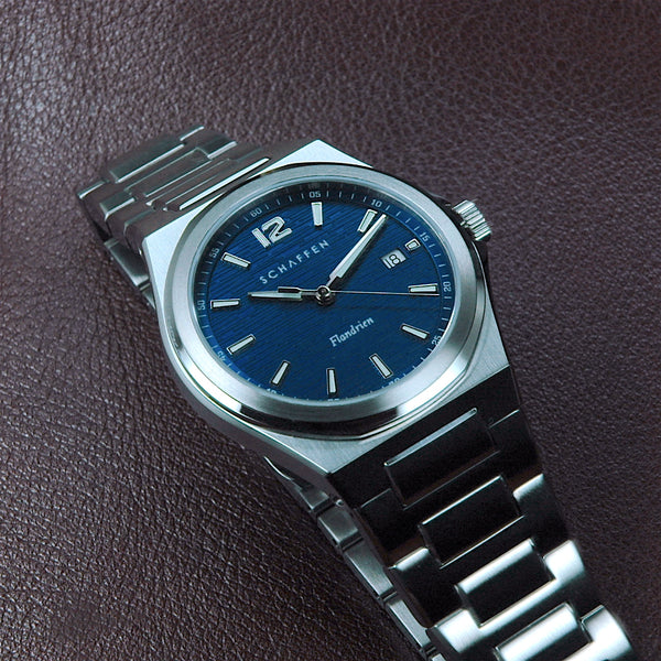 S65 Sport Watch with blue dial