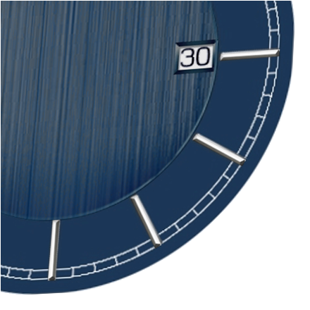 A65 - White date - Blue