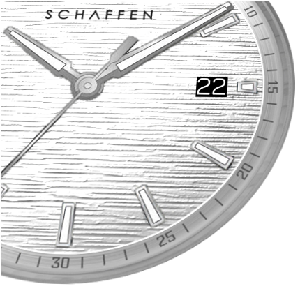 S65 - Black date - White